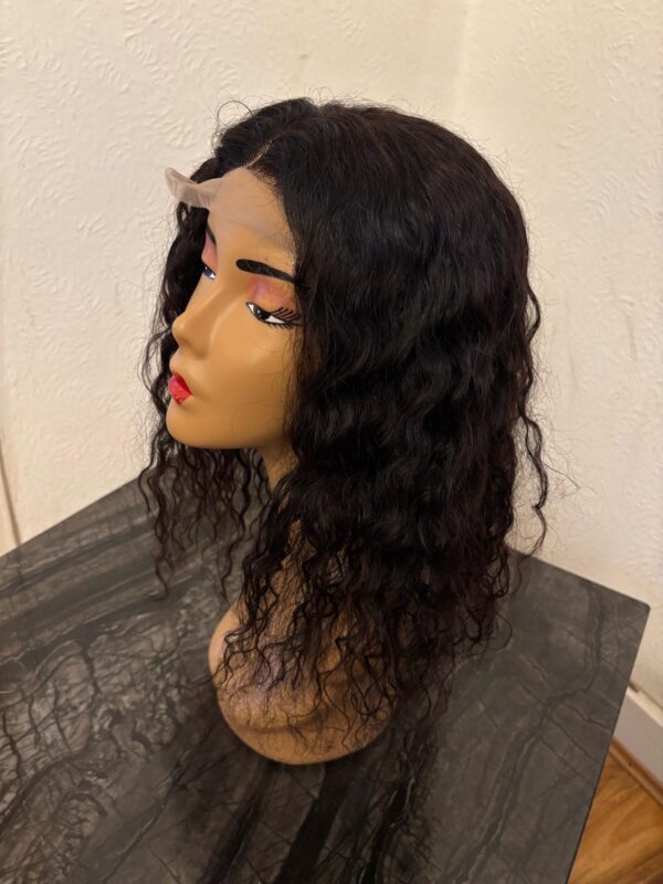 16-Inch Water Wave Wig – Natural & Glueless